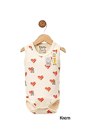 Kalpli Ayı Desenli Çıtçıtlı Badi