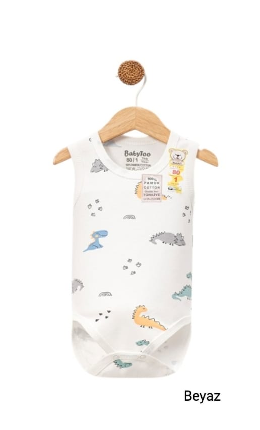 Dinazor Desenli Çıtçıtlı Badi